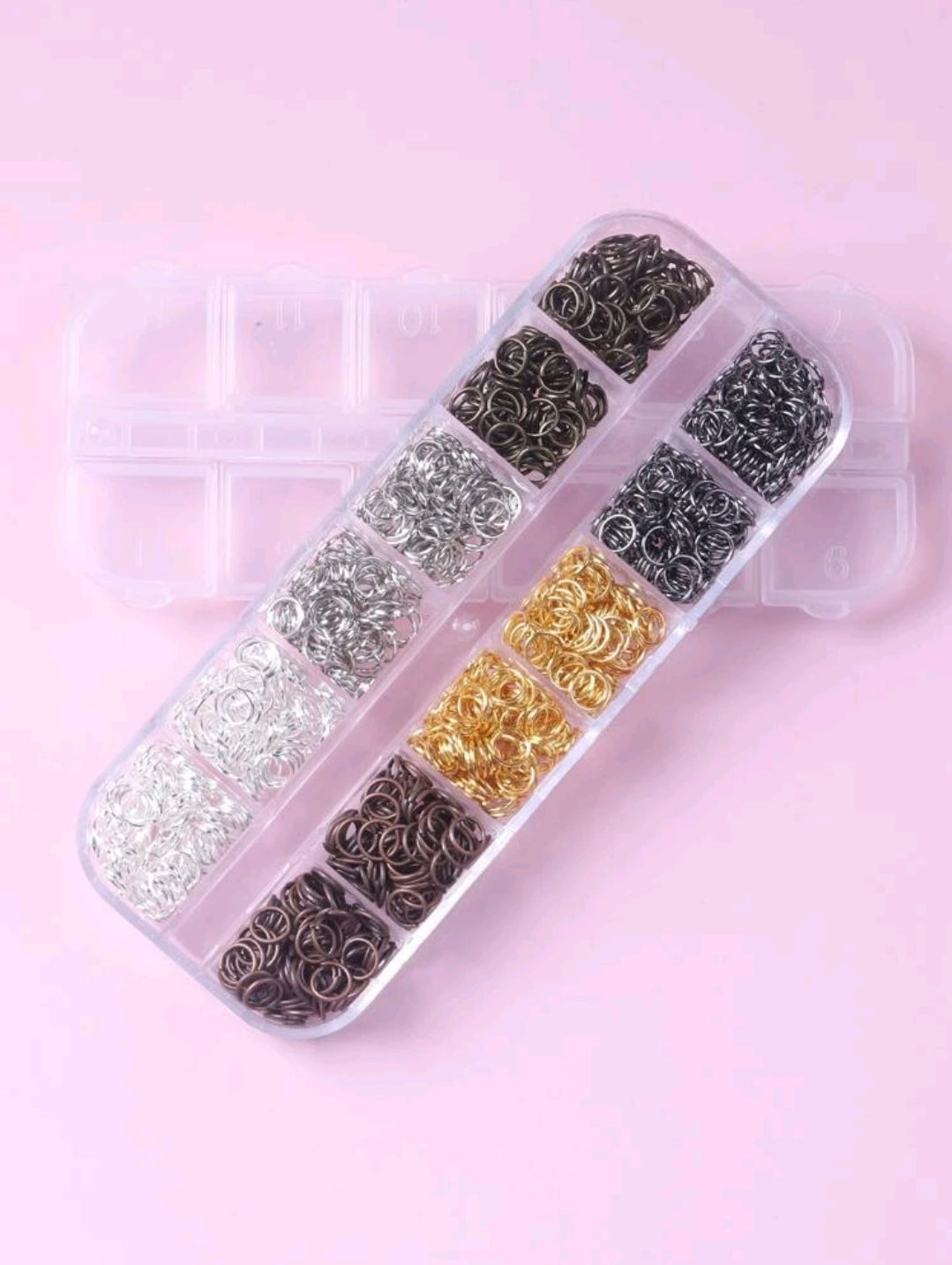 Metal Nail Art Rings