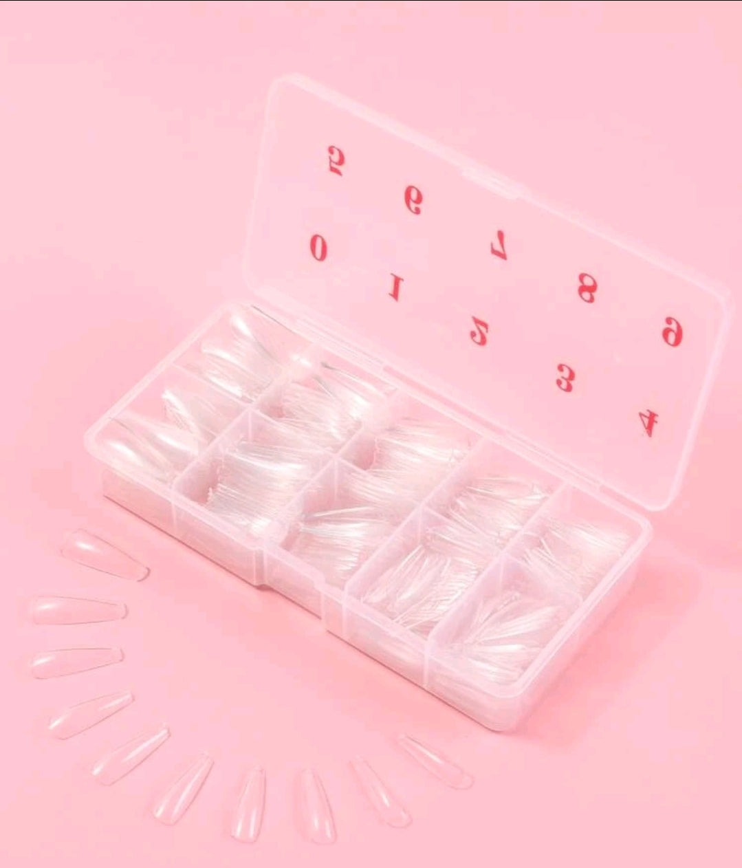 Long Coffin Full Fake Nail-400pcs
