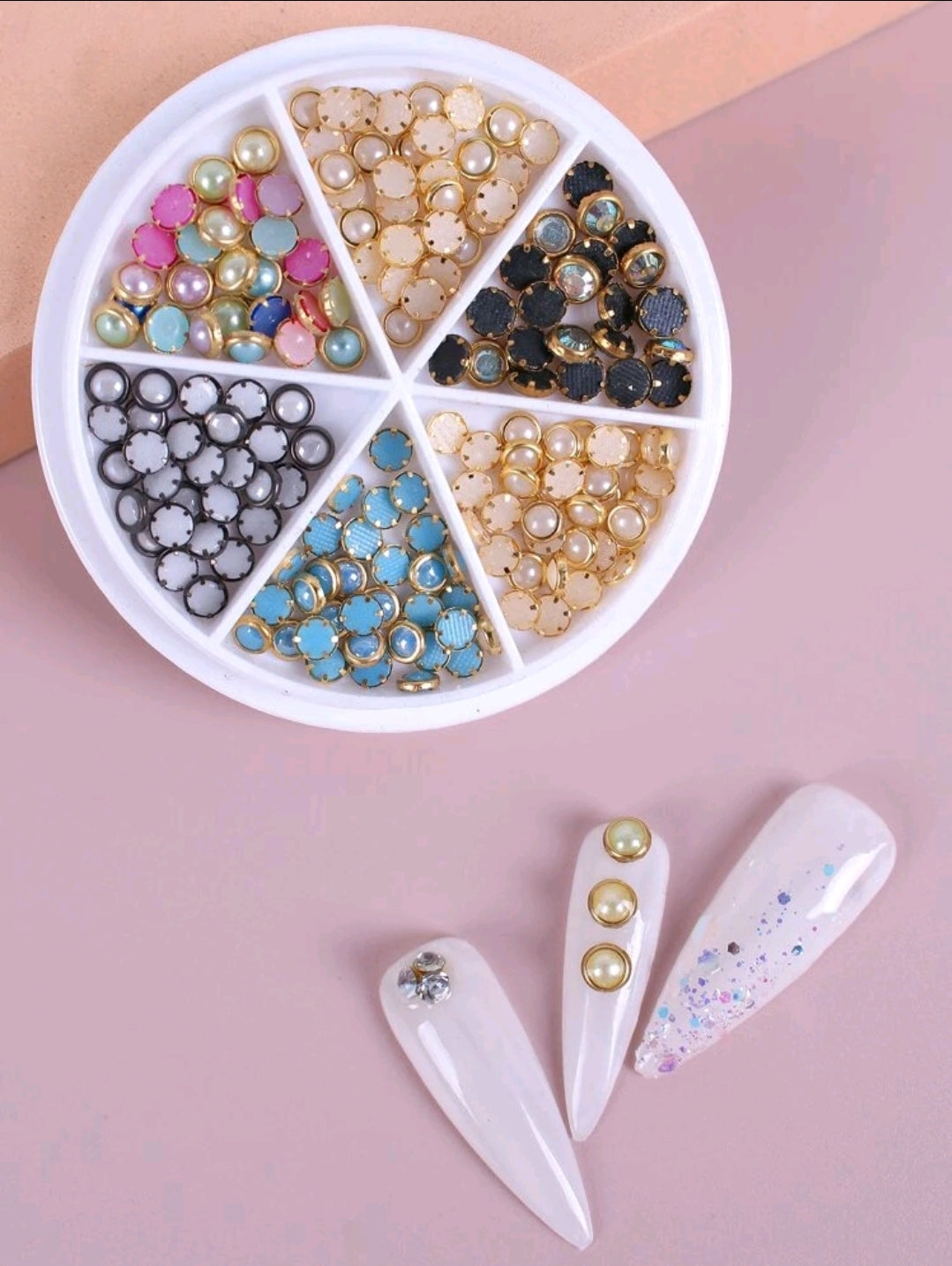 Faux Pearl Nail Art Charm