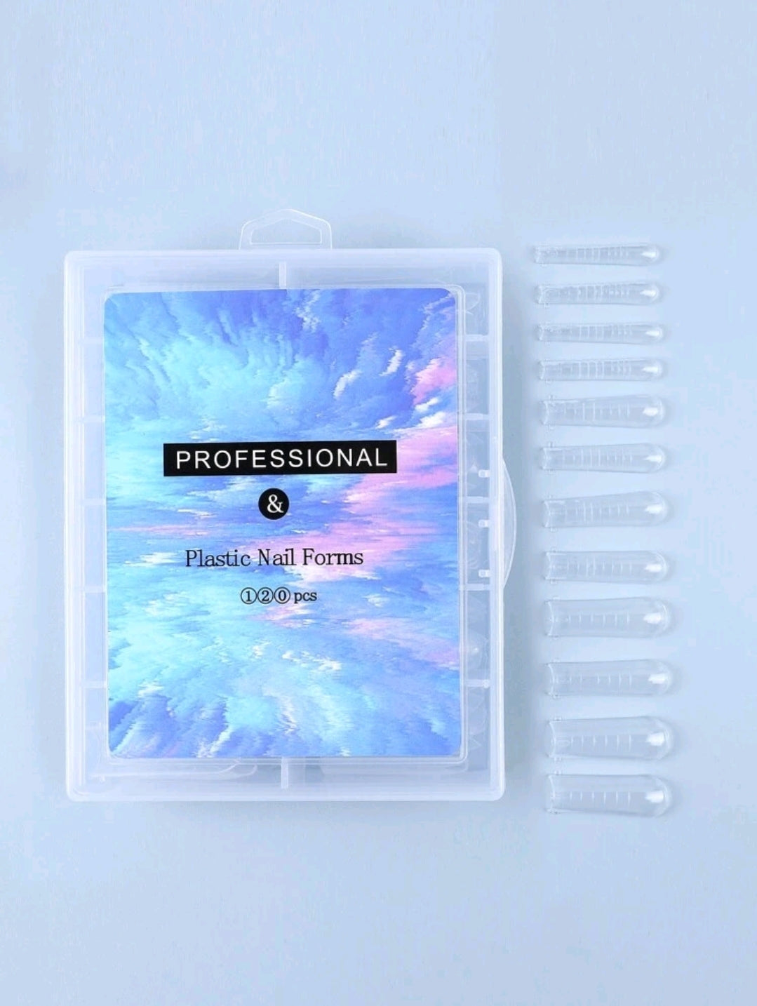 Long Square Dual Nail Forms- 120pcs