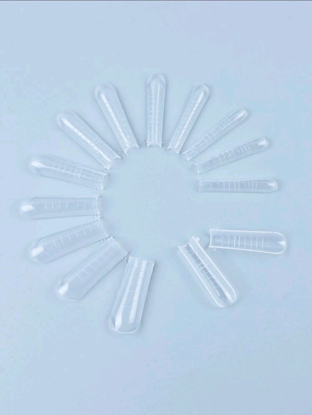 Long Square Dual Nail Forms- 120pcs