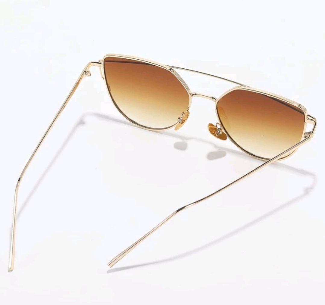 Metal Frame Fashion Glasses