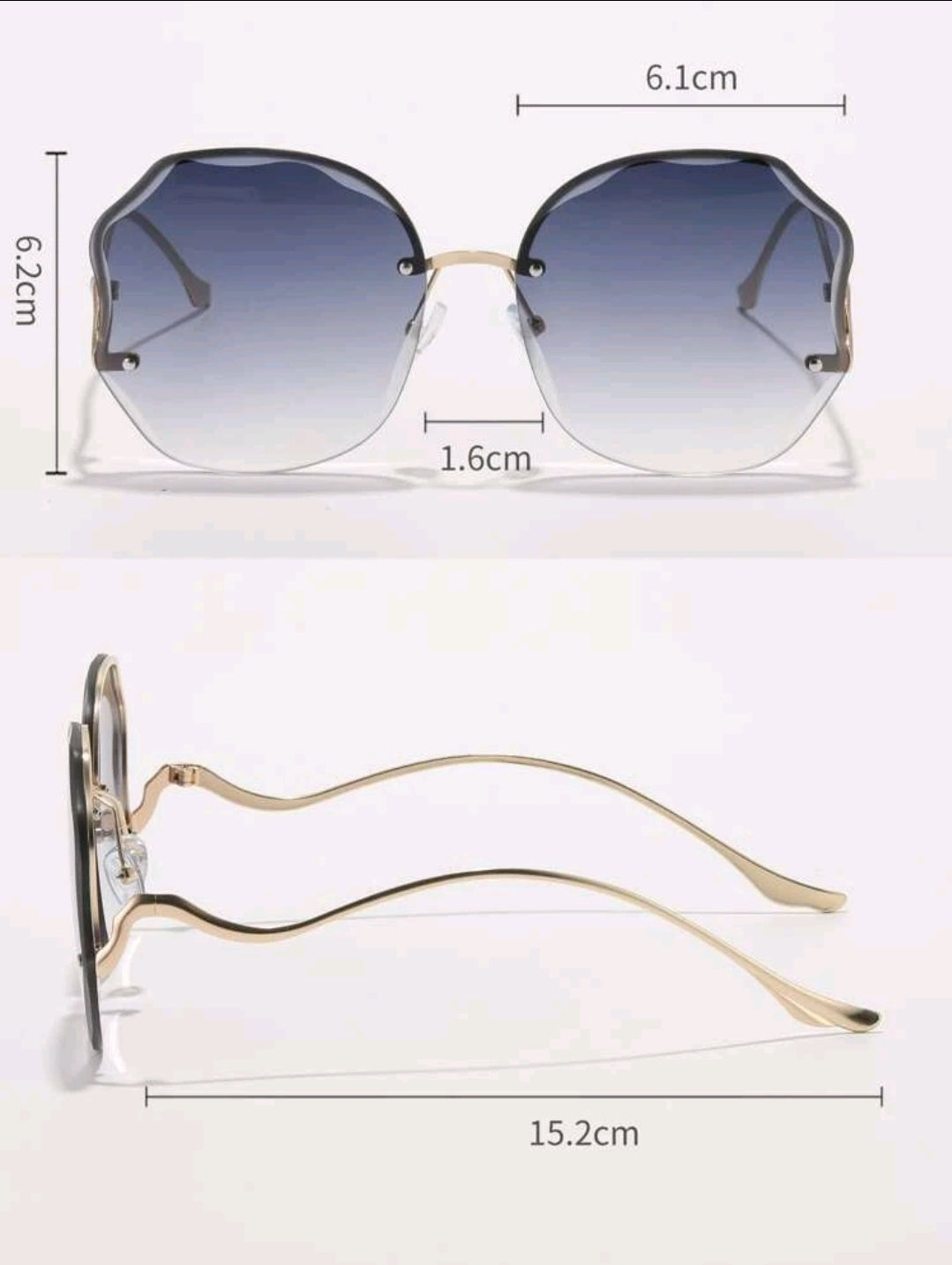 Rimless Fashion Glasses