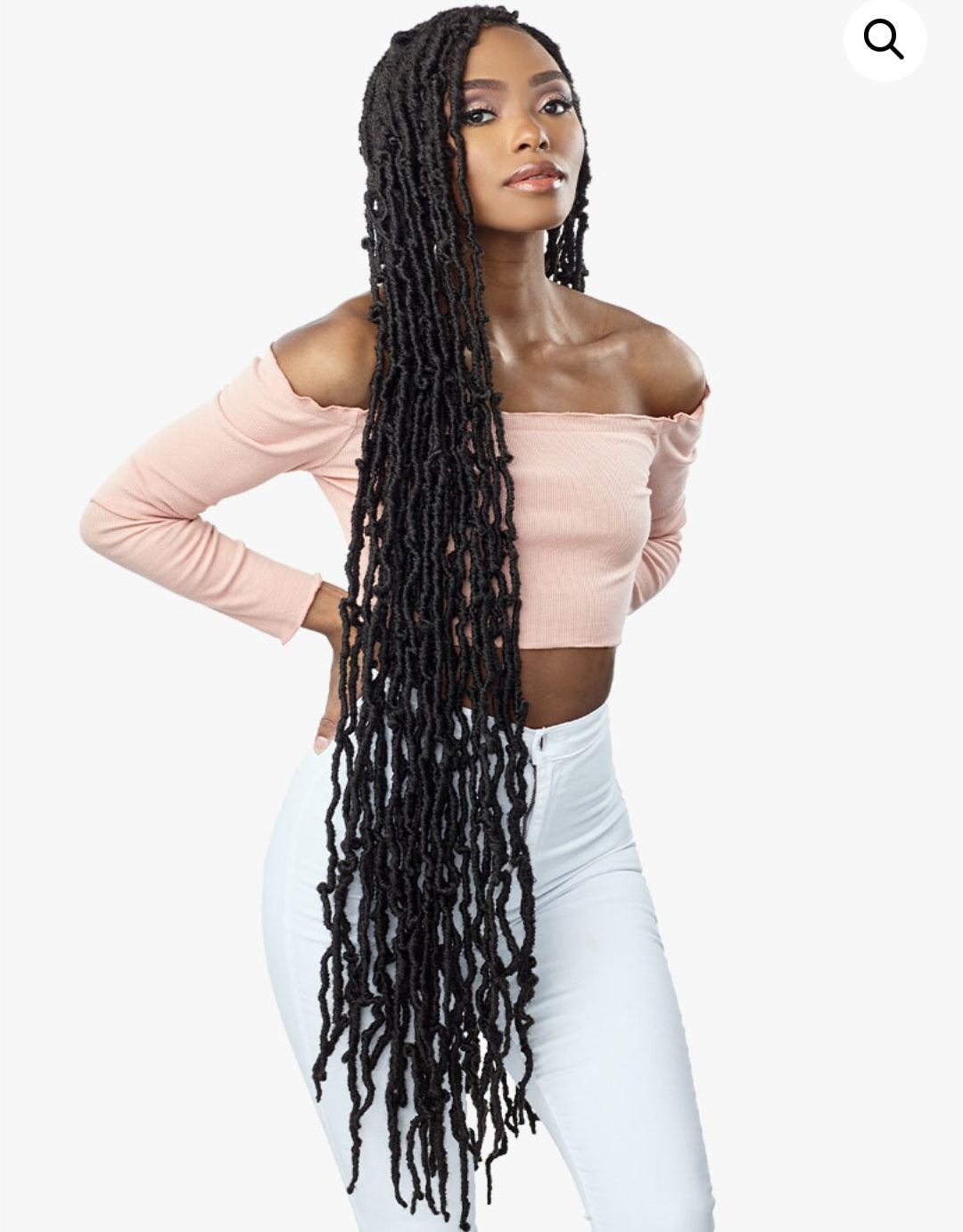 3x Distressed Locs 40"