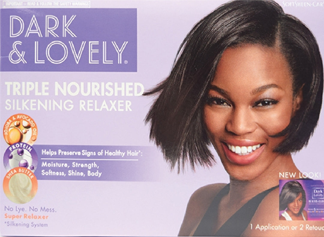 DARK &LOVELY NO- LYE RELAXER KIT SUPER