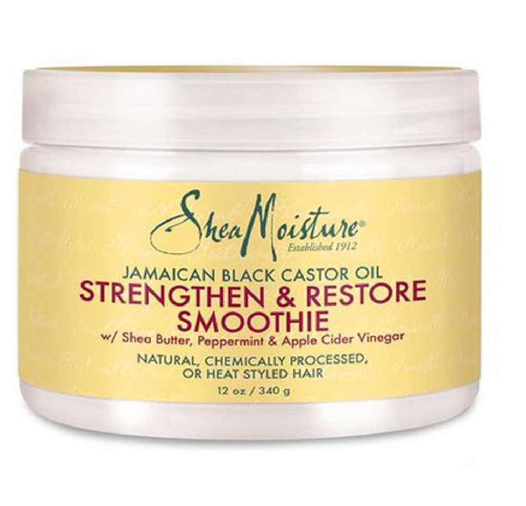 SHEA MOISTURE- JAMAICAN BLACK CASTOR OIL STRENGTHEN & RESTORE SMOOTHIE