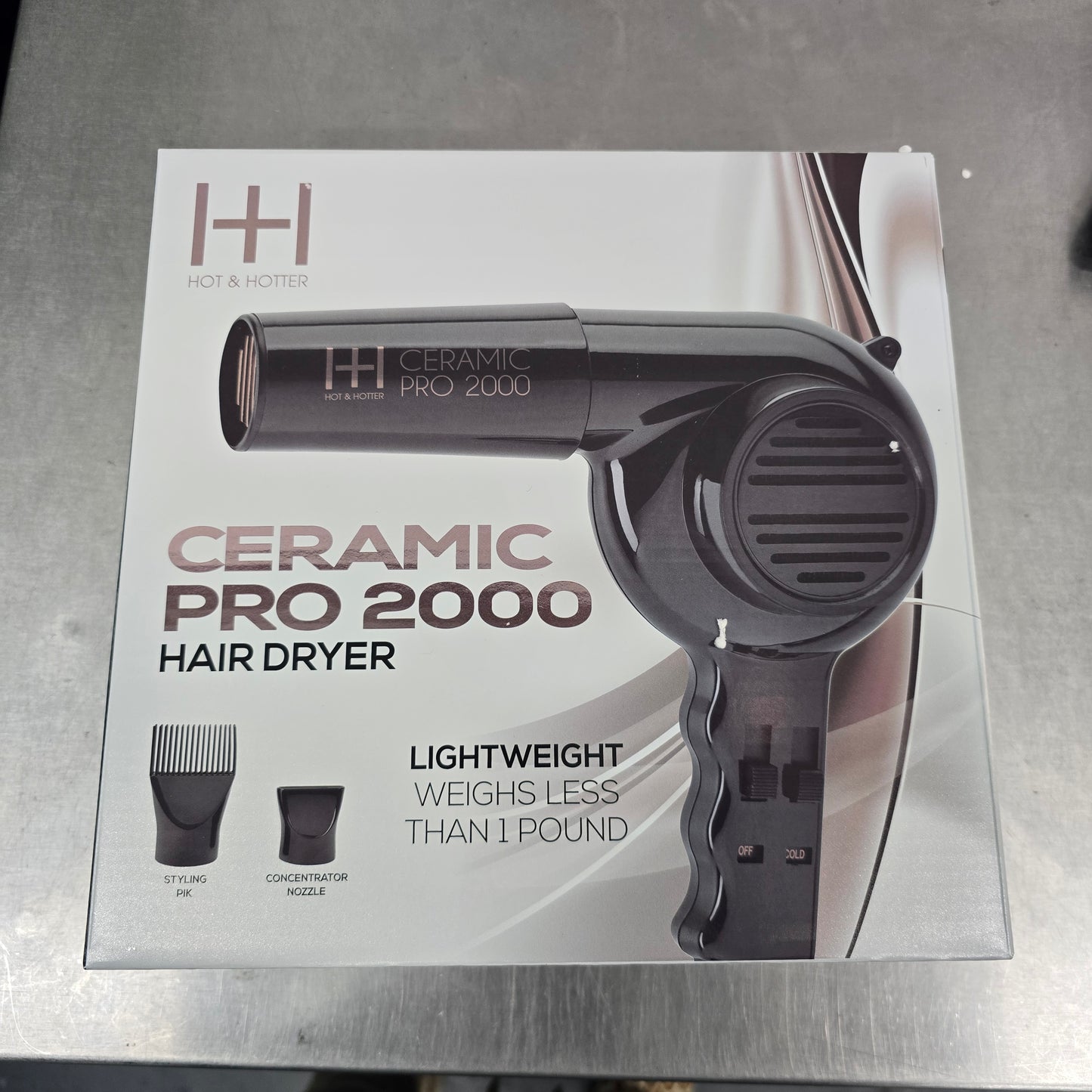 Hot & Hotter Ceramic 2000 Hair Dryer