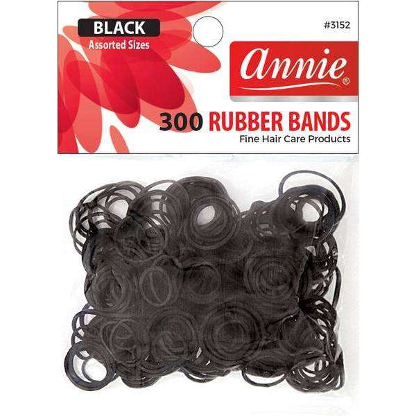 Annie Rubber Bands #300 Black