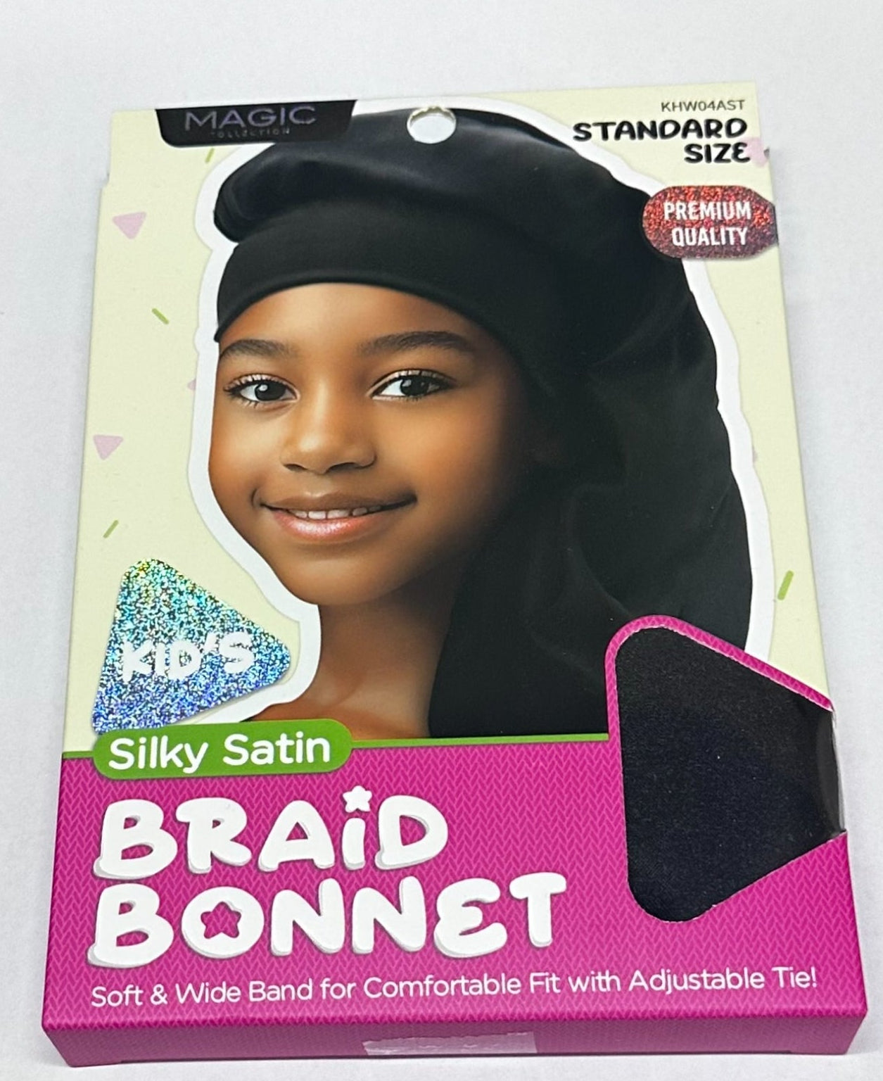 Magic Kid's Silky Satin Braid Bonnet