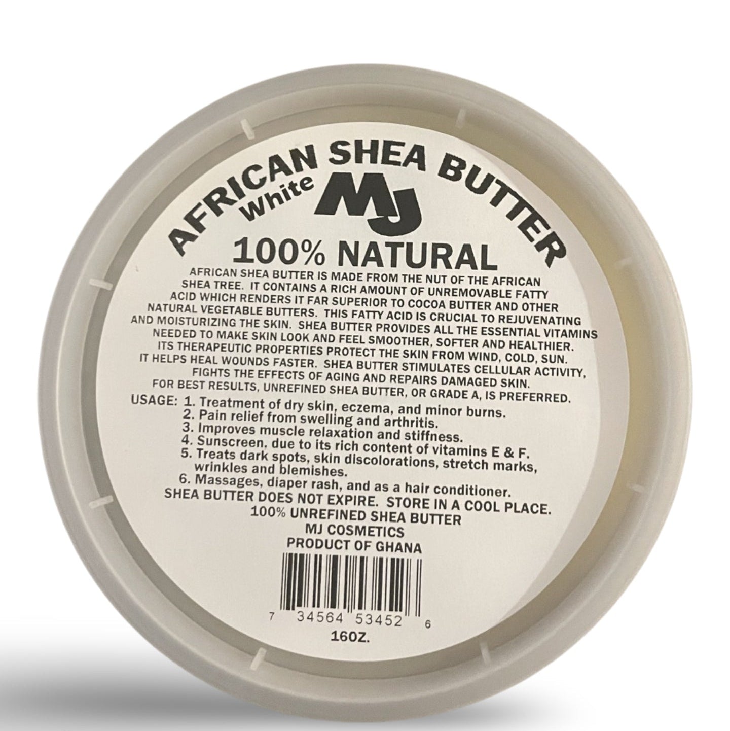 My 100% Natural White African Shea Butter 32oz