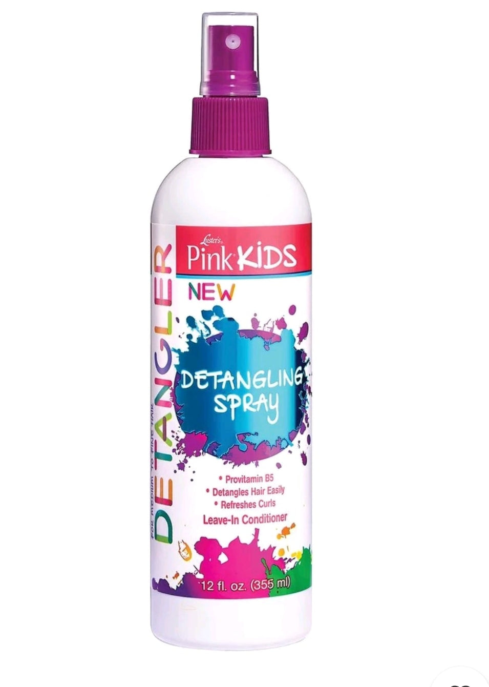 Luster's Pink Kids Detangling Spray