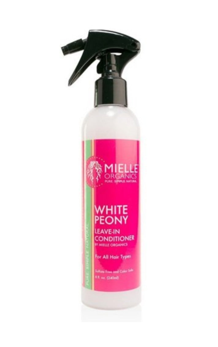 Mielle Organics White Peony Sulfate-Free Leave-In Conditioner, 8oz