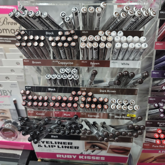 RUBY KISSES- EYELINER & LIP LINER PENCIL S