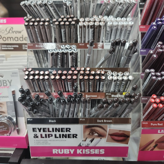 RUBY KISSES- EYELINER & LIP LINER PENCIL S