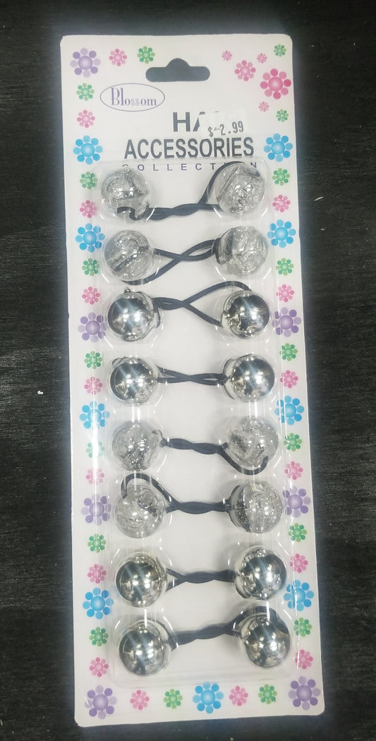 8PC METALLIC/GLITTER BALL 20MM