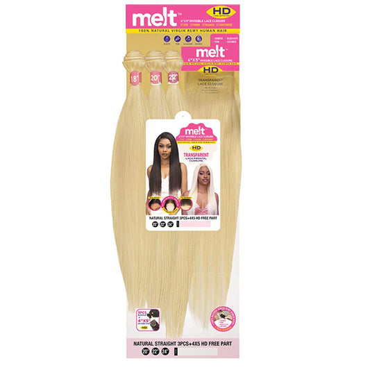Janet Melt Bundle Closure - 613 -Straight