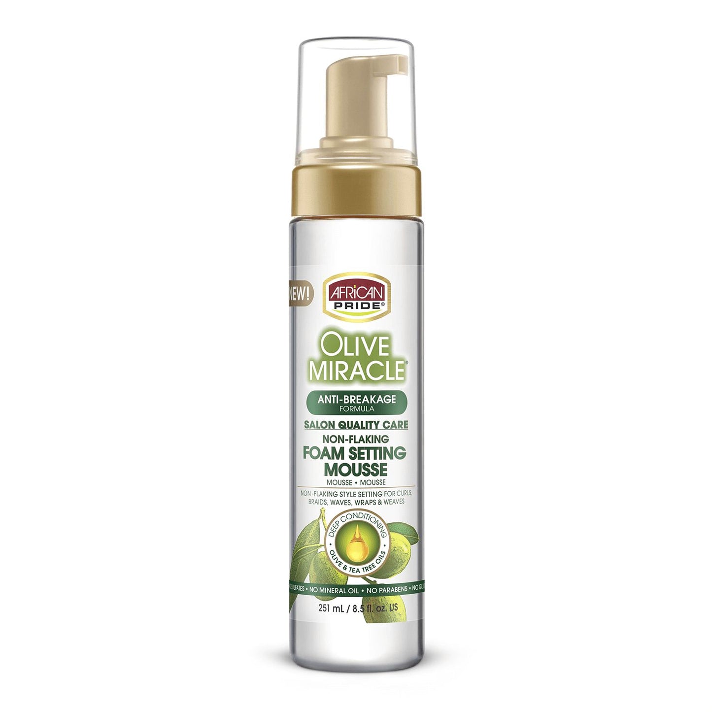 African Pride Olive Miracle Mousse