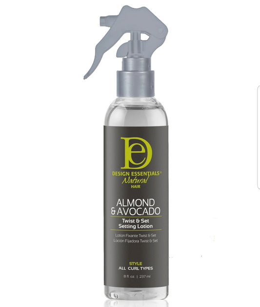 Design Essentials Almond & Avocado Twist & Set Setting Lotion