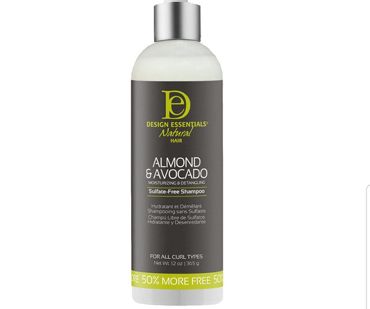 Design Essentials Almond & Avacodo Moisturizing & Detangling Sulfate-Free Shampoo