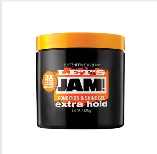 Let's Jam! Shining and Conditioning Gel - Extra Hold Bonus Size 4.4 oz .