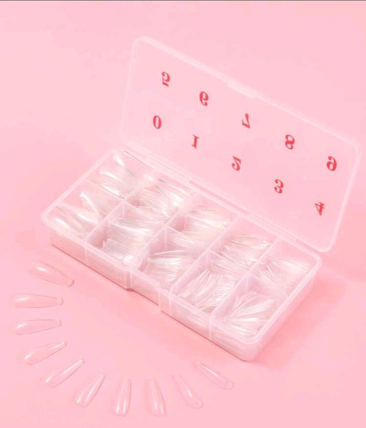 Long Coffin Full Fake Nail-400pcs