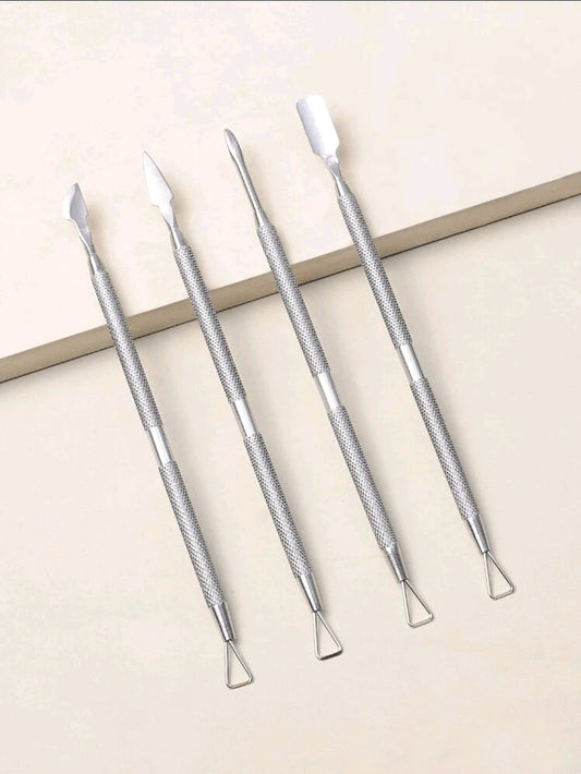 Stainless Steel Nail Push-4pcs