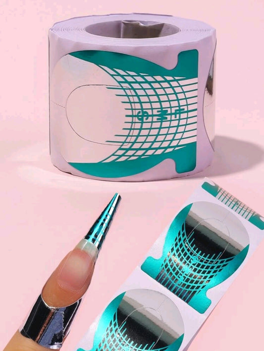 Nail Extension Guide Paper Form-100pcs