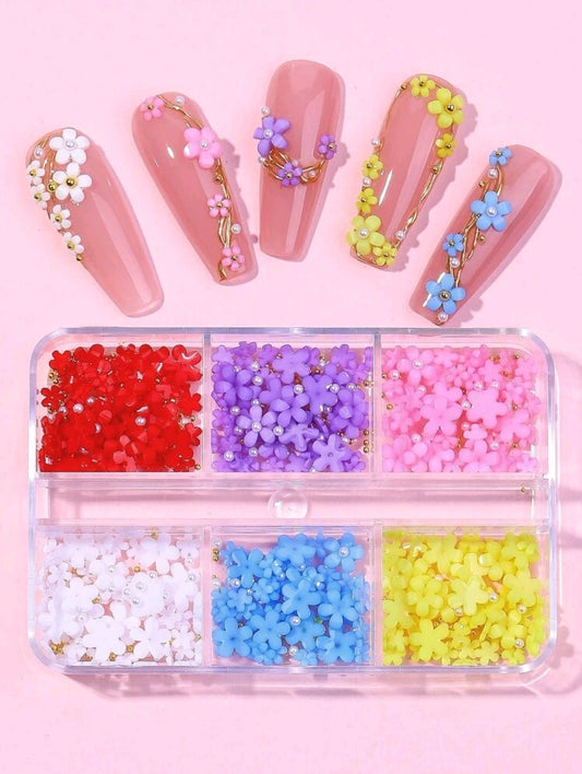 Floral Shaped Nail Art Charms