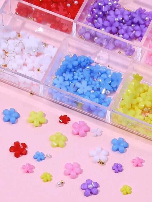 Floral Shaped Nail Art Charms