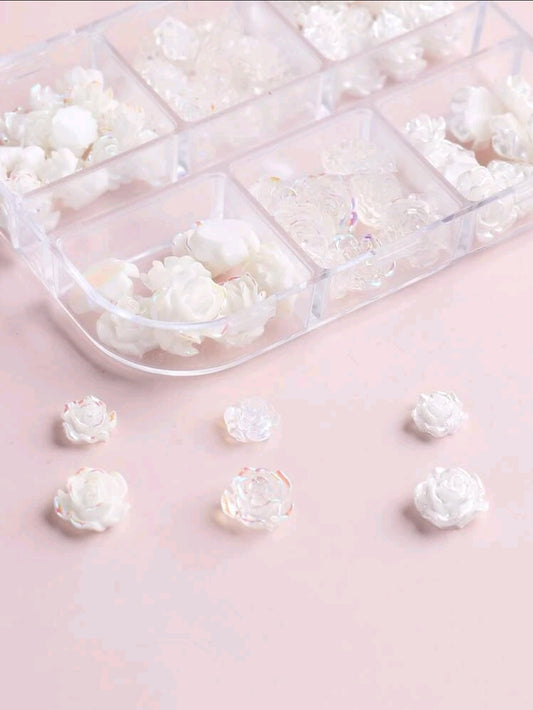 Flower Shaped Nail Art Charms