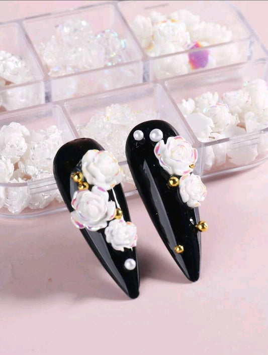 Flower Shaped Nail Art Charms