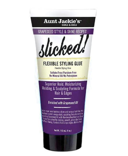 AUNT JACKIE'S GRAPESEED STYLING GLUE- SLICKED