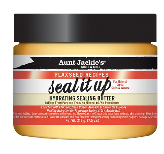 AUNT JACKIE'S FLAXSEED DEALING BUTTER- SEAL IT UP