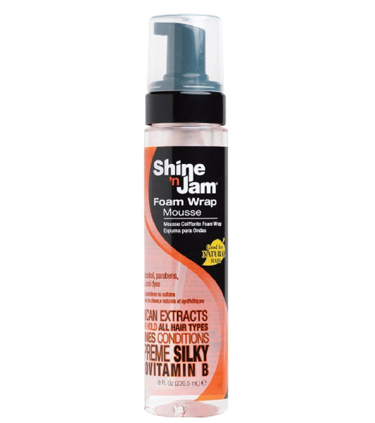 SHINE & JAM FOAM WRAP MOUSSE 8ox