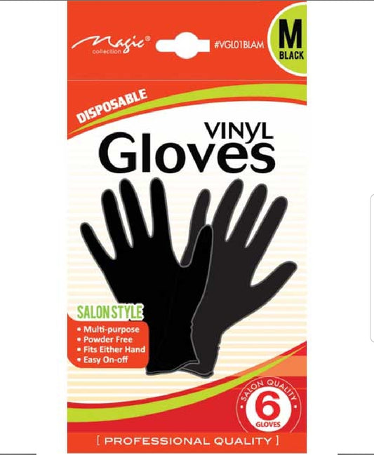 VINYL GLOVES BLACK