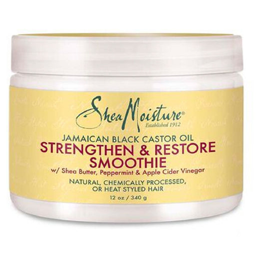 SHEA MOISTURE- JAMAICAN BLACK CASTOR OIL STRENGTHEN & RESTORE SMOOTHIE