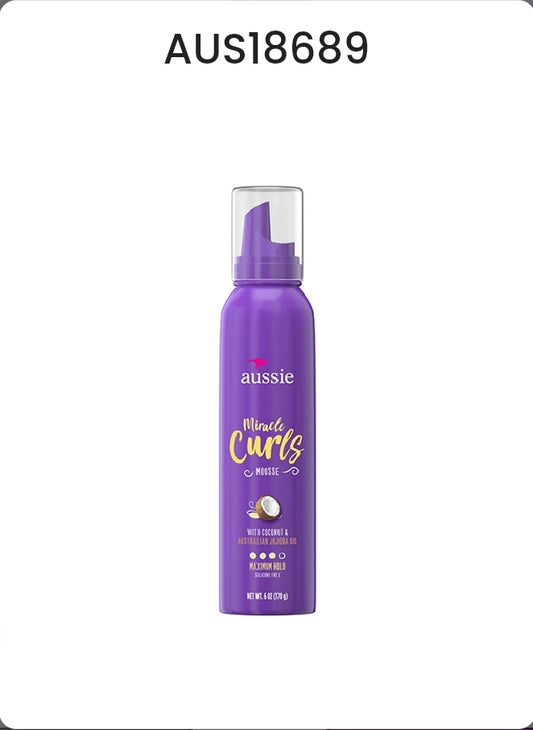AUSSIE MIRACLE CURLS MOUSSE (6OZ)