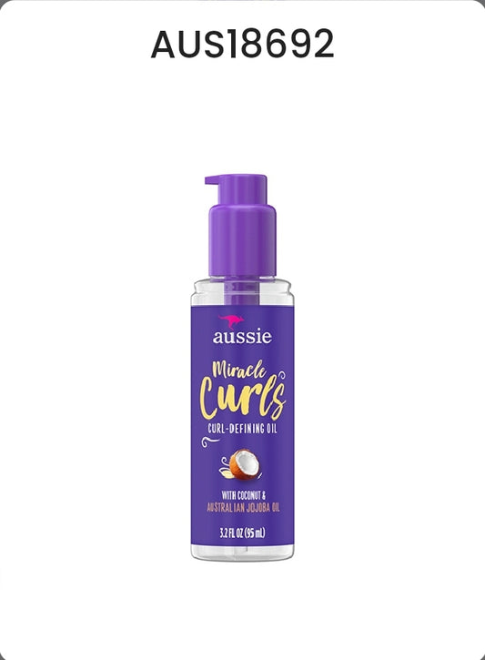 AUSSIE MIRACLE CURLS DEFINING OIL (3.2OZ)
