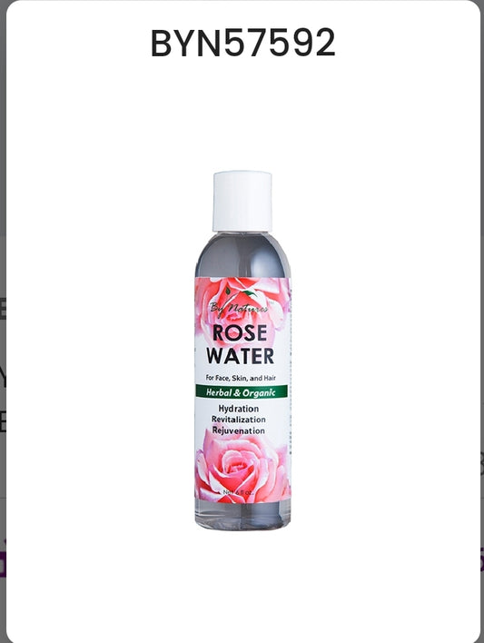 BY NATURES ROSE WATER REJUVENATION (6OZ)