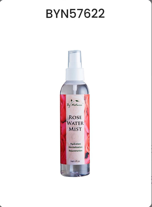 BY NATURES ROSE WATER MIST (6OZ)