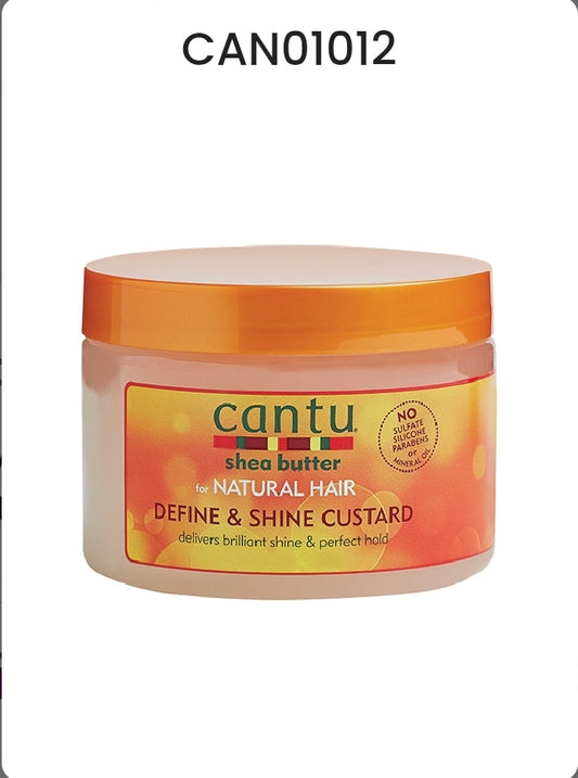 CANTU NATURAL DEFINE & SHINE CUSTARD (12OZ)