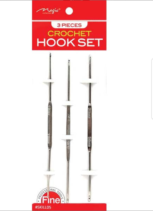 3 STYLE CROCHET HOOKS NEEDLE