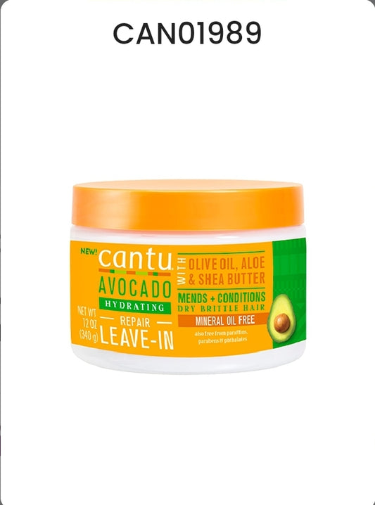 CANTU AVOCADO LEAVE-IN REPAIR CREAM (12OZ)