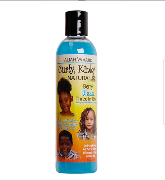TALIAH WAAJID KID CURLY KINKY BERRY CLEAN 3-IN-BLUE