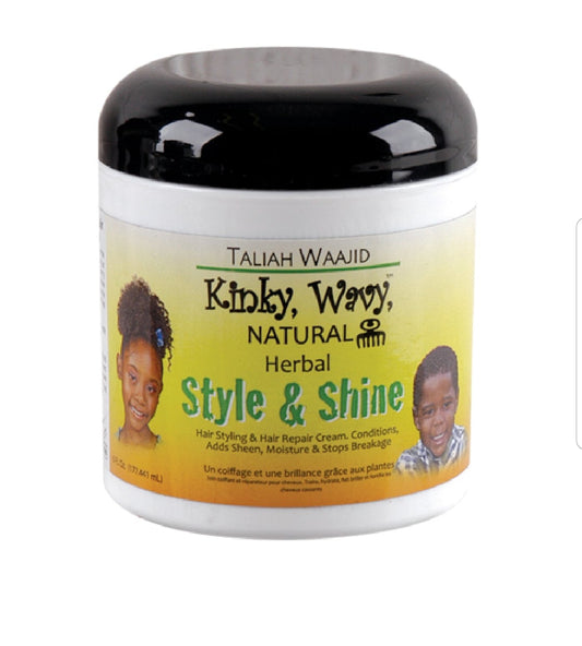 TALIAH WAAJID KID KINKY EAVY HERBAL STYLE & SHINE JAR