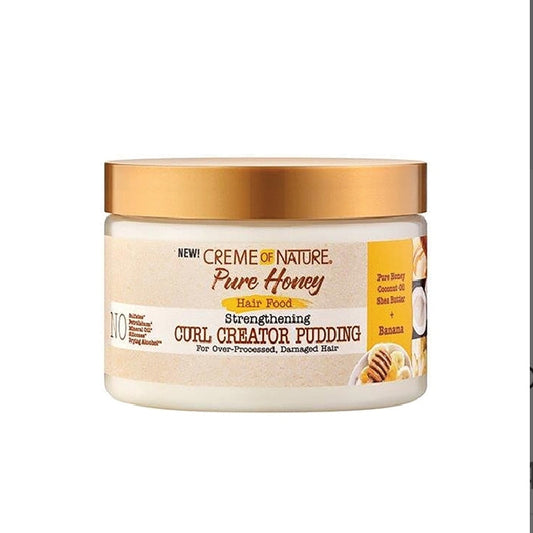 CREAM OF NATURE PURE HONEY HAIR FOOD BANANA CURL PUDDING (11.5OZ) JAR