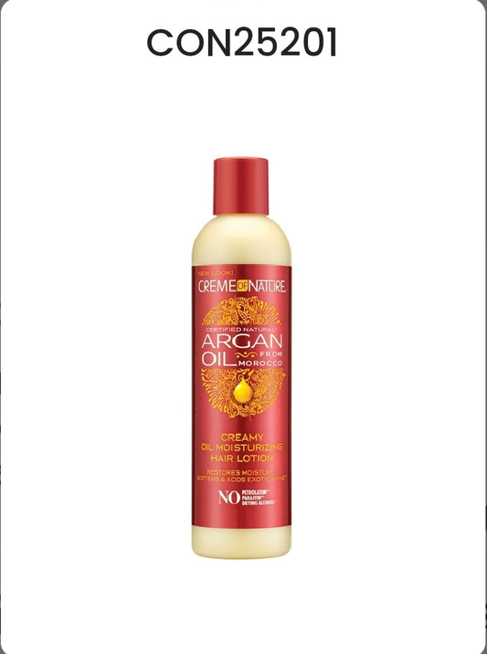 CREAM OF NATURE ARGAN OIL MOISTURIZING LOTION (8.45OZ)
