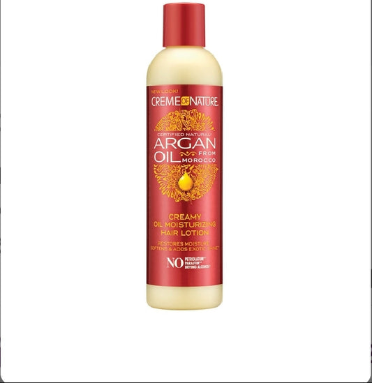 CREAM OF NATURE ARGAN OIL MOISTURIZING LOTION (8.45OZ)