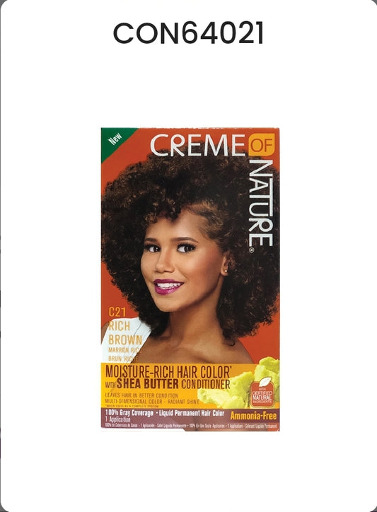 CREAM OF NATURE LIQ CLR [#21] RICH BROWN