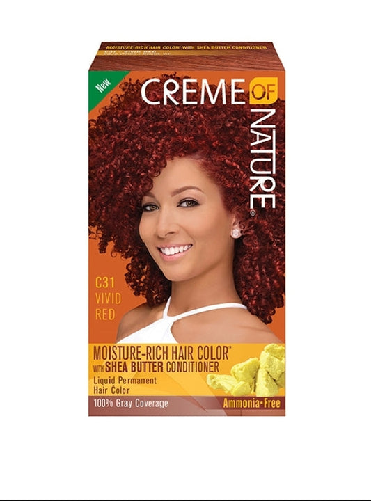 CREAM OF NATURE MOISTURE RICH COLOR W/Shea Butter